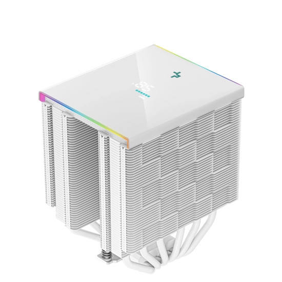 Охладител за процесор DeepCool CPU Cooler AK620 Digital White - Dual-Tower - LGA1700/AM5