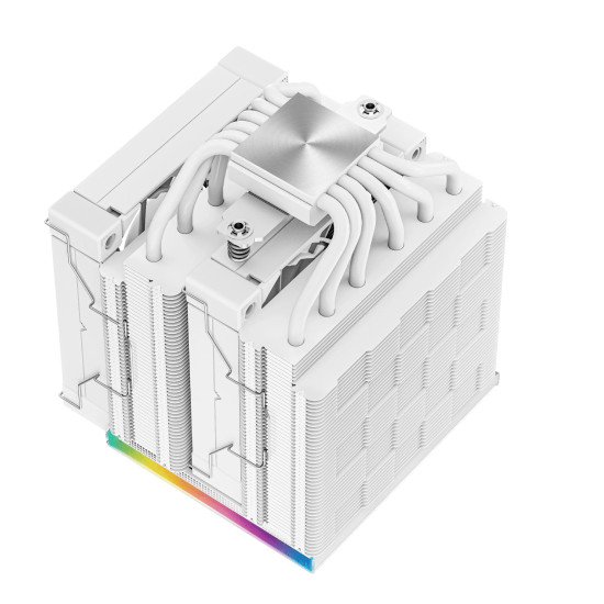 Охладител за процесор DeepCool CPU Cooler AK620 Digital White - Dual-Tower - LGA1700/AM5