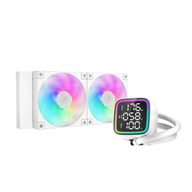Водно охлаждане DeepCool Water Cooling LD240 WH - LED Display, A-RGB
