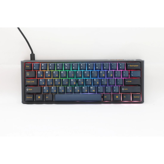 Клавиатура Ducky One 3 Pro Mini Nazca Line 8K, RGB, Cherry MX2A RGB Brown, Black