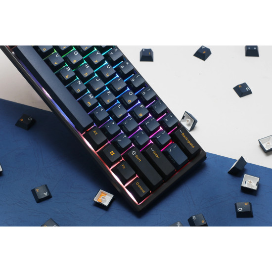 Клавиатура Ducky One 3 Pro Mini Nazca Line 8K, RGB, Cherry MX2A RGB Brown, Black