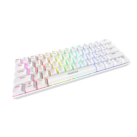 Клавиатура Gamdias Gaming Keyboard Mechanical - HERMES E3 RGB - White, 61 keys, 1000Hz