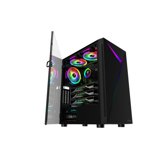 Кутия за компютър Gamdias Case ATX - ARGUS E4 Elite - aRGB, Tempered Glass