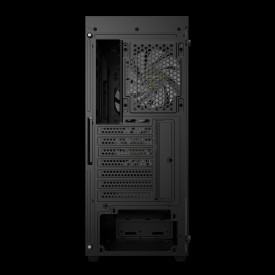 Кутия за компютър GAMDIAS AURA GC5 ELITE ARGB, Mid-Tower, Digital Display, 3 ARGB Fans