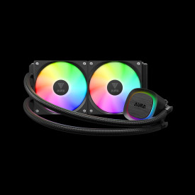 Водно охлаждане Gamdias Water Cooling 240mm - AURA GL240 v2 - aRGB