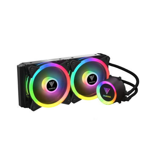 Водно охлаждане Gamdias Water Cooling 240mm - CHIONE M2-240 LITE - aRGB