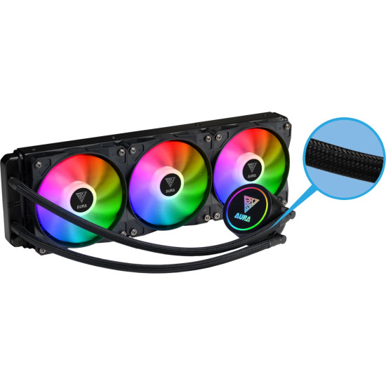 Водно охлаждане Gamdias Water Cooling 360mm - AURA GL360 - RGB