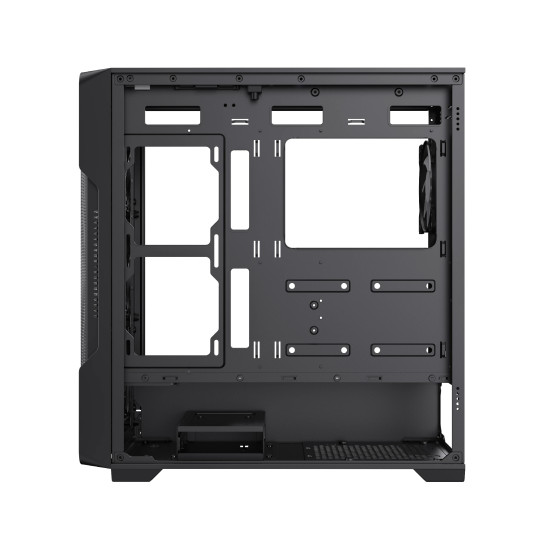 Кутия за компютър Gamemax Case EATX - SIEGE Black - Addressable RGB