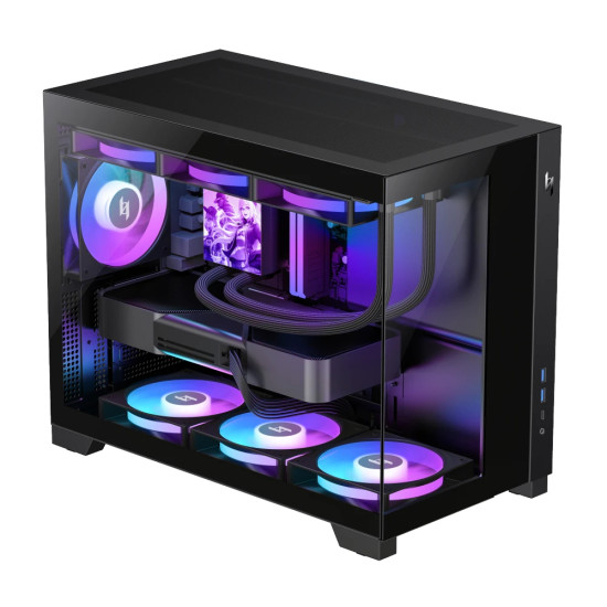 Кутия за компютър Gamemax Case mATX - NEX C33 BK