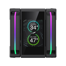 Охладител за процесор Gamemax CPU Cooler Sigma 620 LCD Black - Addressable RGB