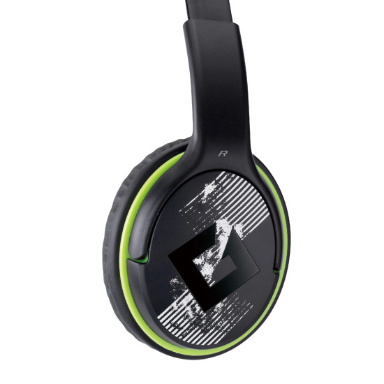 Слушалки Genius Headset HS-400A - 3.5 mm, Mic, Black/Green