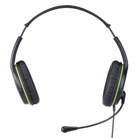 Слушалки Genius Headset HS-400A - 3.5 mm, Mic, Black/Green