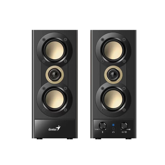 Тонколони Genius Speakers 2.0 - SP-HF800BT - 20W RMS, Bluetooth 5.3, Wood