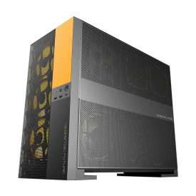 Кутия за компютър Geometric Future Case EATX - Model 5 Vent Black/Yellow