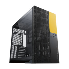 Кутия за компютър Geometric Future Case EATX - Model 5 Vent Black/Yellow
