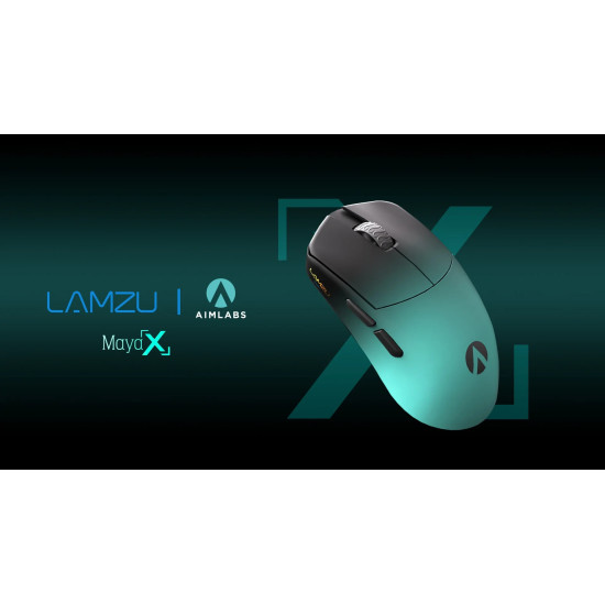 Безжична мишка Lamzu MAYA X 8K - Wireless Gaming Mouse - Aimlabs Edition