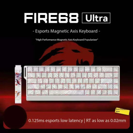 Клавиатура MadLions Fire 68 Ultra, White