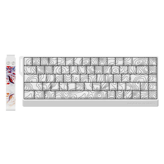 Клавиатура MadLions Fire 68 Ultra, White