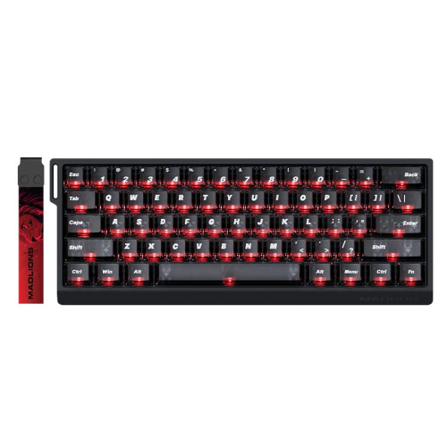 Клавиатура MADLions MAD-60 HE Flagship V2, 8K, Magnetic Amber Pro, Black
