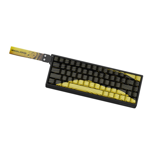 Клавиатура Madlions Professional Gaming Mechanical Keyboard MAD 68 HE Contour Flagship - 8K, Magnetic Amber Pro [Linear]