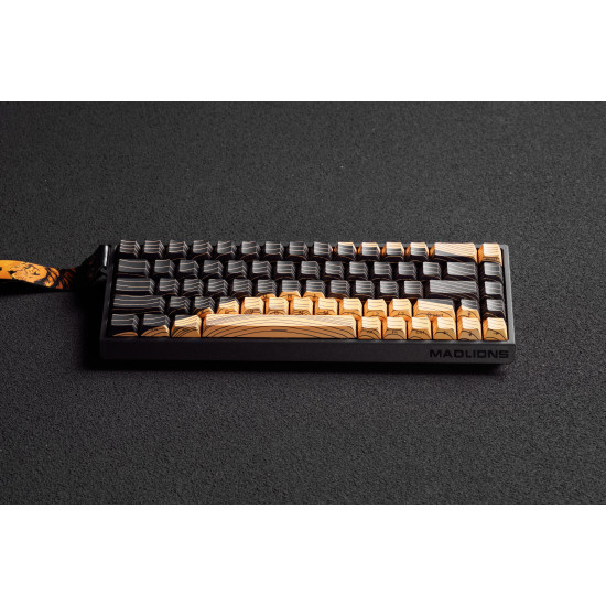 Клавиатура Madlions Professional Gaming Mechanical Keyboard MAD 68 HE Contour Flagship - 8K, Magnetic Amber Pro [Linear]