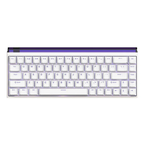 Клавиатура Madlions Professional Gaming Mechanical Keyboard NANO 68 WH - 8K, Magnetic Amber Pro Switches, (English US)