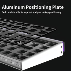 Клавиатура Madlions Professional Gaming Mechanical Keyboard NANO 68 WH - 8K, Magnetic Amber Pro Switches, (English US)
