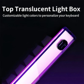 Клавиатура Madlions Professional Gaming Mechanical Keyboard NANO 68 WH - 8K, Magnetic Amber Pro Switches, (English US)