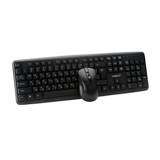 Комплект клавиатура и мишка Makki БДС COMBO Keyboard+Mouse USB BG - MAKKI-KM-003
