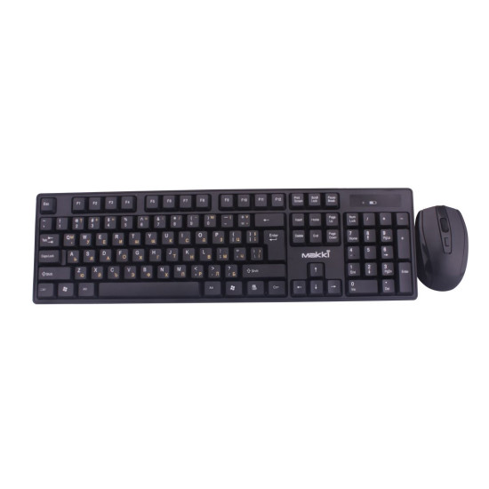 Комплект клавиатура и мишка Makki Keyboard+Mouse Wireless 2.4G BG - MAKKI-KBX-008