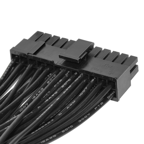 Преходник Makki Cable Extension 24 pin ATX 30cm - MAKKI-ATX24P-EXT-0.3m