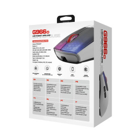 Безжична мишка Marvo Wireless Gaming Mouse Monka Vero G966W - 10000dpi, Bluetooth, 2.4G