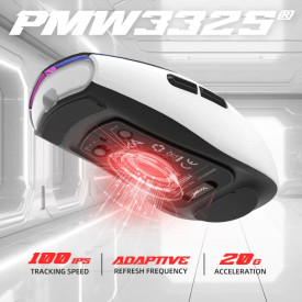 Безжична мишка Marvo Wireless Gaming Mouse Monka Vero G966W - 10000dpi, Bluetooth, 2.4G