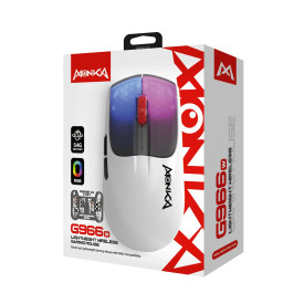 Безжична мишка Marvo Wireless Gaming Mouse Monka Vero G966W - 10000dpi, Bluetooth, 2.4G