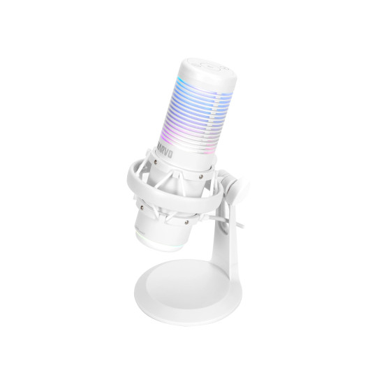Микрофон Marvo Gaming USB Microphone Blast 60 White - MIC-07 WH - USB, RGB