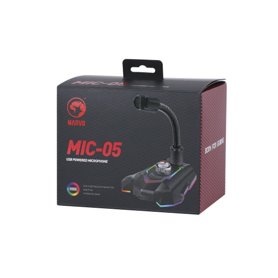 Микрофон Marvo Gaming USB Microphone - MIC-05 - USB, RGB