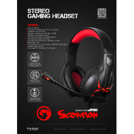Слушалки Marvo Gaming Headphones HG8928 - PC&Consoles / Backlight