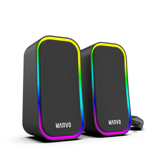 Тонколони Marvo Gaming Speakers 2.0 6W Havoc 20 Black - MARVO-SG-285-BK