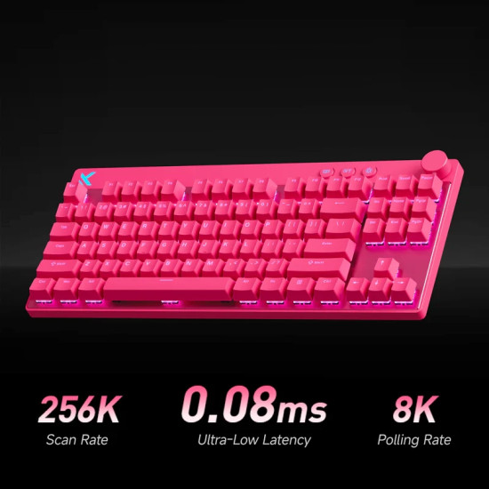Клавиатура MCHOSE Gaming Mechanical Keyboard Mix 87 Ultra Esports - 8K, Mount Tai Magnetic Switch GT [Tactile] (English US), Black