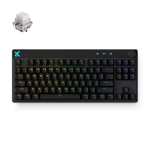 Клавиатура MCHOSE Gaming Mechanical Keyboard Mix 87 Ultra Esports - 8K, Mount Tai Magnetic Switch GT [Tactile] (English US), Black