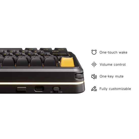 Безжична клавиатура MCHOSE Wireless Gaming Mechanical Keyboard MC-K99 V3 - Icy Creamsicle Switch [Linear] (English US), Glacier Gradient