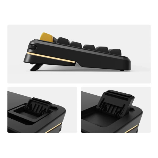 Безжична клавиатура MCHOSE Wireless Gaming Mechanical Keyboard MC-K99 V3 - Icy Creamsicle Switch [Linear] (English US), Glacier Gradient