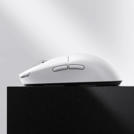 Безжична мишка MCHOSE L7 Ultra Plus White - Wireless Gaming Mouse - Dual 8K, Kailh Optical