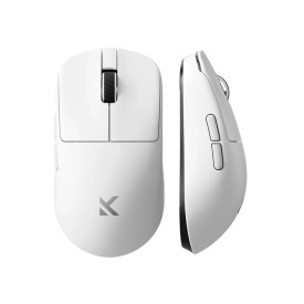 Безжична мишка MCHOSE L7 Ultra Plus White - Wireless Gaming Mouse - Dual 8K, Kailh Optical