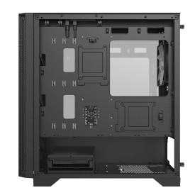 Кутия за компютър Montech AIR 100 ARGB, Micro ATX Case, TG, 4x120mm ARGB Fans, Black