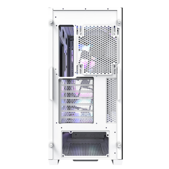 Кутия за компютър Montech AIR 903 MAX, Mid-tower, TG, 4x140mm Fans, ARGB, White