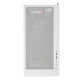 Кутия за компютър Montech Case ATX - XR Wood (W) - 4 x 120 mm ARGB Fans, Wood, USB-C, White