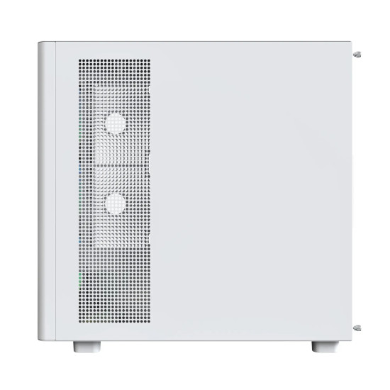Кутия за компютър Montech Case ATX - XR Wood (W) - 4 x 120 mm ARGB Fans, Wood, USB-C, White