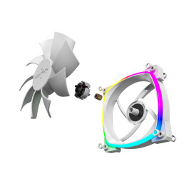 Вентилатор Montech AX120 PWM, Fan 120mm, ARGB, White