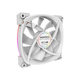 Вентилатор Montech AX120 PWM, Fan 120mm, ARGB, White